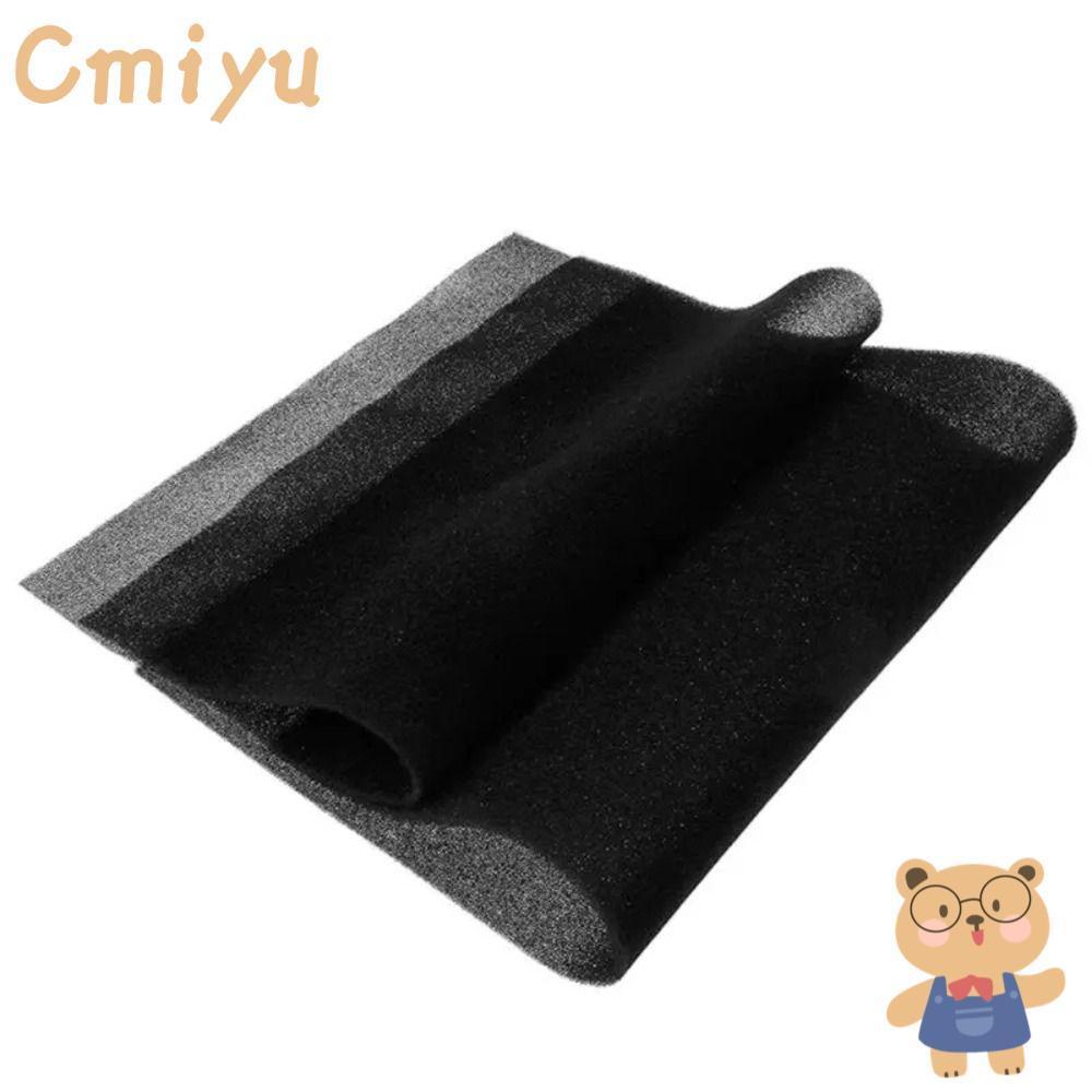 DNOVING ตาข่ายกรองฝุ่นคอมพิวเตอร์, ฟองน้ํา PC 3 มม./5 มม. 60PPI, สีดํา 500*400* มม. DIY กันฝุ่นฟองน้ํา