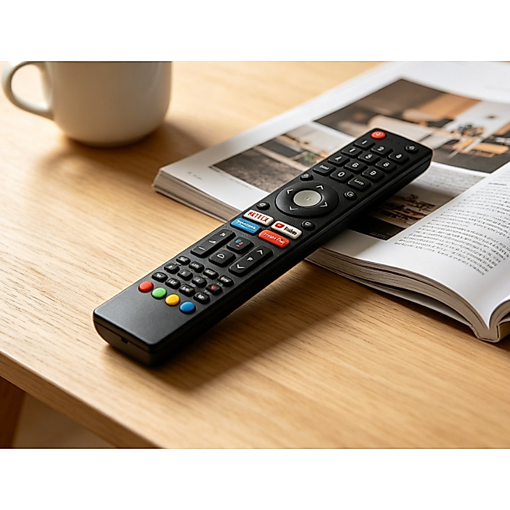 CHIQ TV รีโมทคอนโทรลไม่มีเสียงเปลี่ยนรีโมทคอนโทรลสําหรับ 43M8T U43H7A U50H7A U55H7A U58H7A L32H7S L4