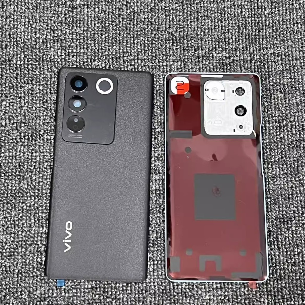สําหรับVivo V27 V2231 V2246ฝาครอบแบตเตอรี่ด้านหลังเปลี่ยนสําหรับVivo V27 แบตเตอรี่สําหรับกล้องกรอบกร
