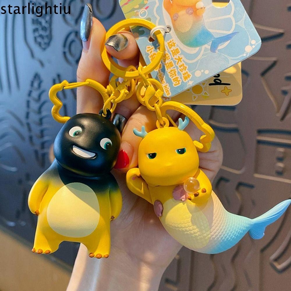 เฉพาะพวงกุญแจตุ๊กตาสัตว์,มังกรนมน้อยน่ารัก Nailong พวงกุญแจตุ๊กตา, Kawaii การ์ตูน PVC จี้ห้อยกระเป๋า