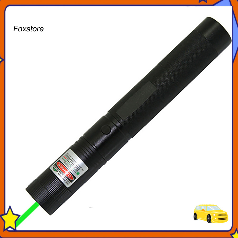 [Fx] Starry Head 303 สีเขียวปรับโฟกัส 532nm Lazer Beam Laser Pointer ชุดปากกา