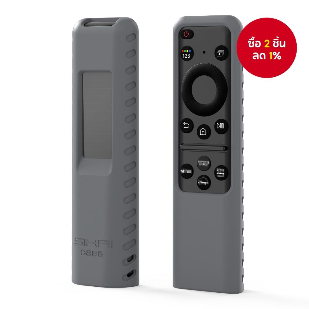 เคสซิลิโคนรีโมทสําหรับ Samsung BN59-01432 2023 2024 รีโมททีวีอัจฉริยะเคสชาร์จพลังงานแสงอาทิตย์สําหรั