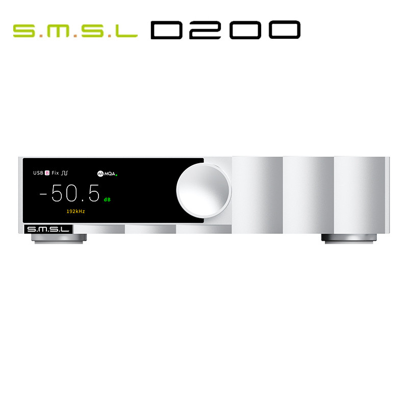 SMSL D200 ถอดรหัส ROHM BD3452EKV DAC ชิป CK-03 นาฬิกา MQA บลูทูธ 5.1 LDAC PCM768 DSD512 DOP64