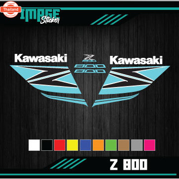 สติกเกอร์Z800 เก่า ชุดแต่ง Z800