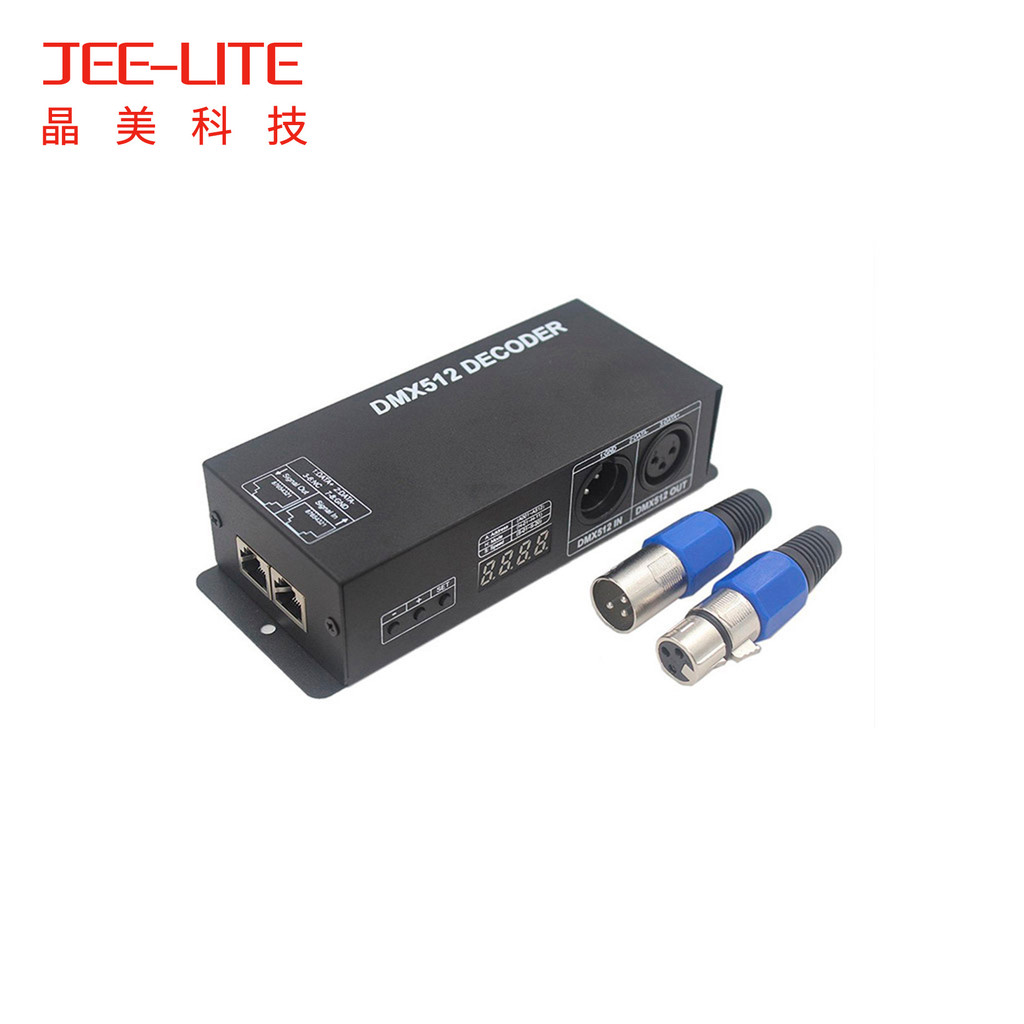 โรงงานขายตรง 4 ช่อง DMX512 อุปกรณ์ RGBW Controller DMX512 Controller Stage Engineering Master Contro