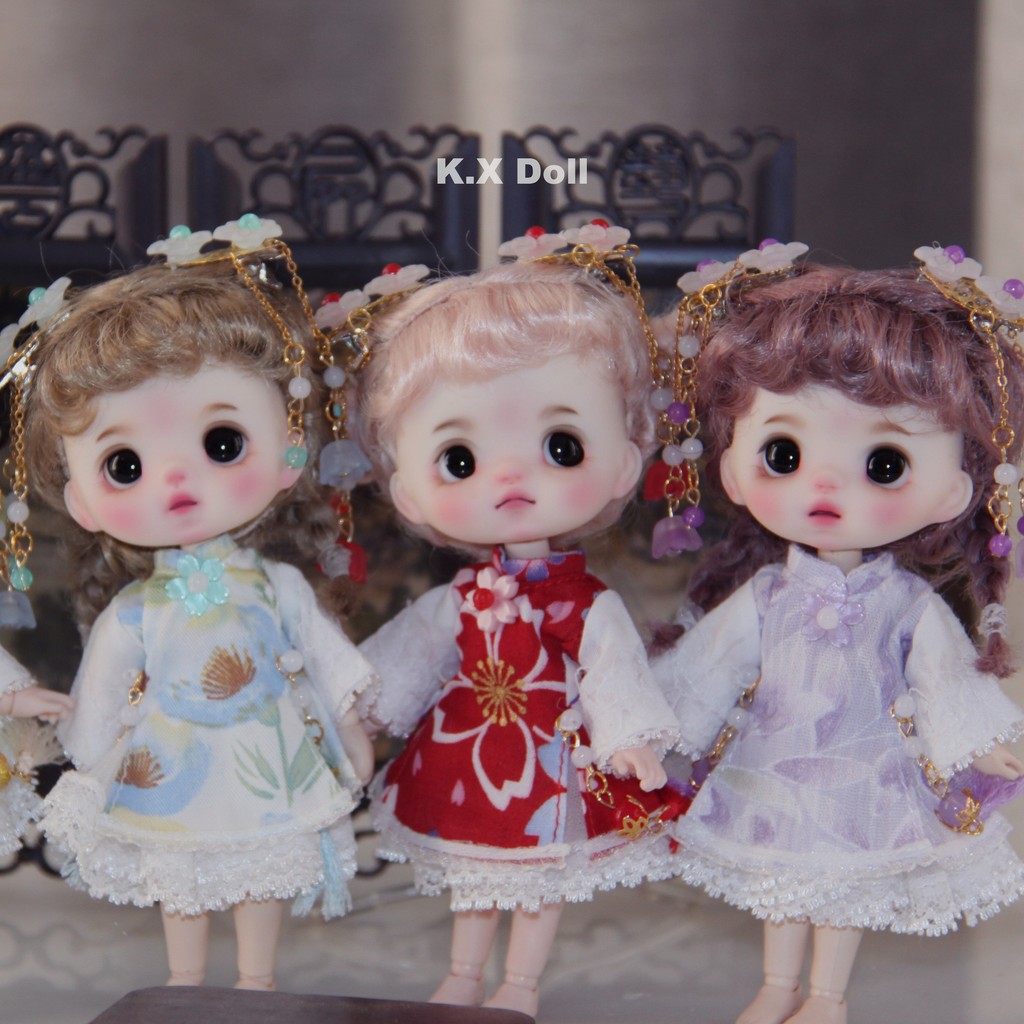 Ob11 เสื้อผ้าเด็ก Movable Eye ทั้งเด็กโบราณชุดกิโมโน Series ufdoll ymy gsc ขนาด Retro ของขวัญ