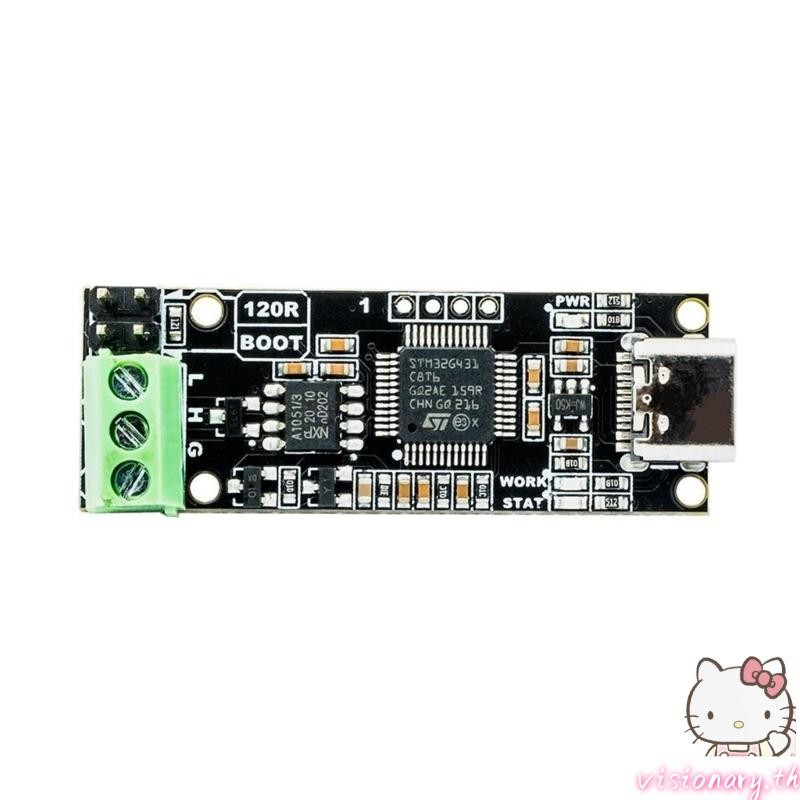 Vision USB ถึง CAN เครื่องวิเคราะห์ Protocol CAN2 0 คอนโทรลเลอร์สามารถติดตั้งบน STM32G431C8T6