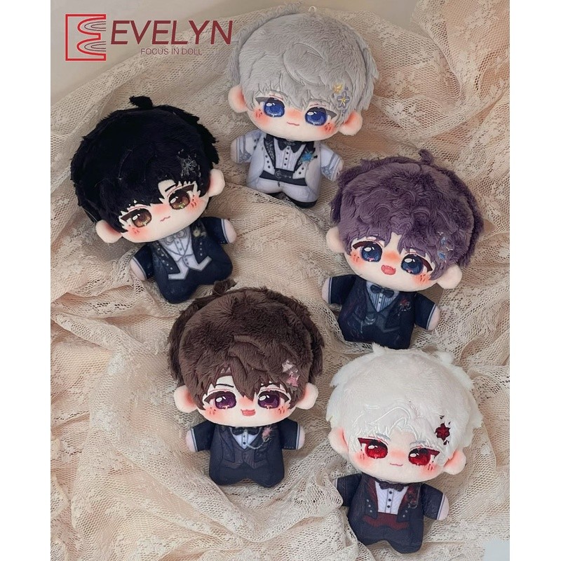 Evelyn 10 ซม.อะนิเมะเกมLoveและDeepspace Xavier Zayne Rafayel ralayo Sylus Calebน่ารักMini Idolตุ๊กตาผ้าฝ้ายPlushปลาดาวตุ๊กตารูปตุ๊กตาของเล่นแฟนคอลเลกชันของขวัญ
