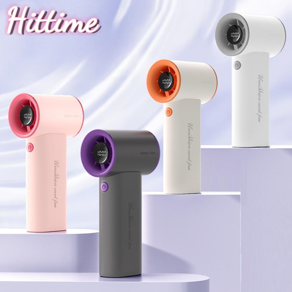 HITTIME 4000mAh 199 เกียร์ Mini พัดลมมือถือกลางแจ้งแบบพกพาความเร็วสูง Turbo Fan ชาร์จ USB Y2Z6