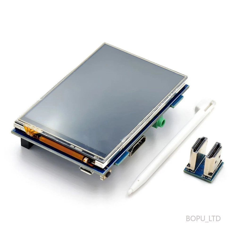 3.5 นิ้ว LCD HDMI USB หน้าจอสัมผัส Real HD 1920x1080 จอแสดงผล LCD Py สําหรับ Raspberri 4 รุ่น B MPI3508