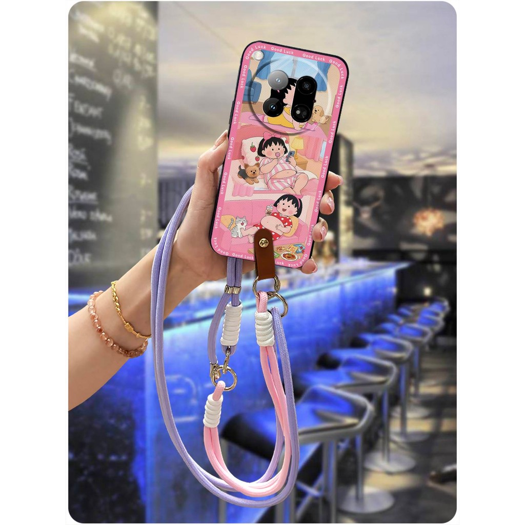 Crossbody Soft Caseเคสโทรศัพท์สําหรับInfinix Zero40 4G/5Gน่ารักAnti-knock Lanyard TPUป้องกันฝุ่นป้อง