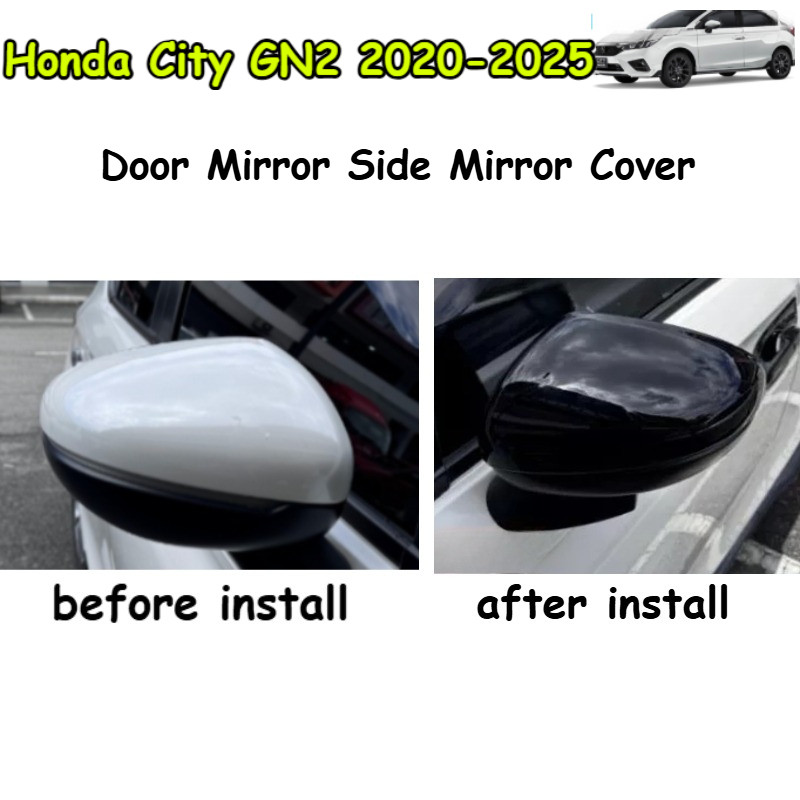 Honda City GN2 2020-2026 ครอบกระจกมองข้างประตู ราคา ถูกที่สุด ดีลบีเคเค แกลเลอรีภาพที่ 9