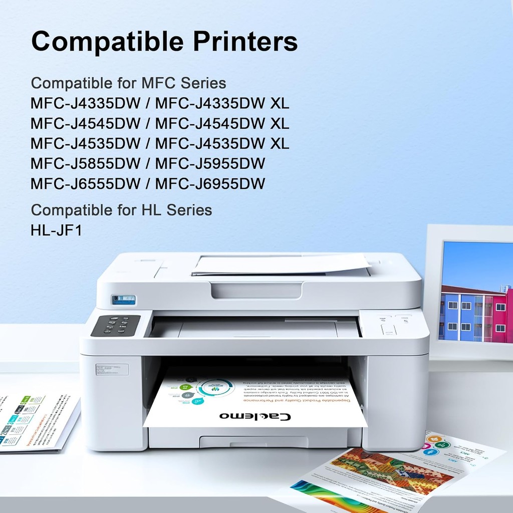 LC406XL ตลับหมึกสําหรับเครื่องพิมพ์ Brother สําหรับ Brother LC406XL LC406 LC 406XL สําหรับ Brother L