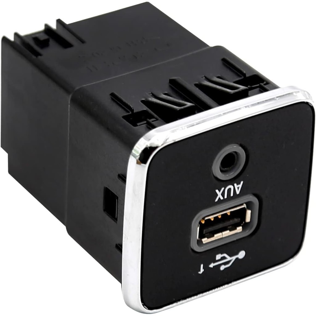 UOIENTT เข็มทิศ USB AUX ชาร์จพอร์ตซ็อกเก็ต AUX/USB, สําหรับ Jeep Cherokee 2017-2021 Dodge Mopar, 532