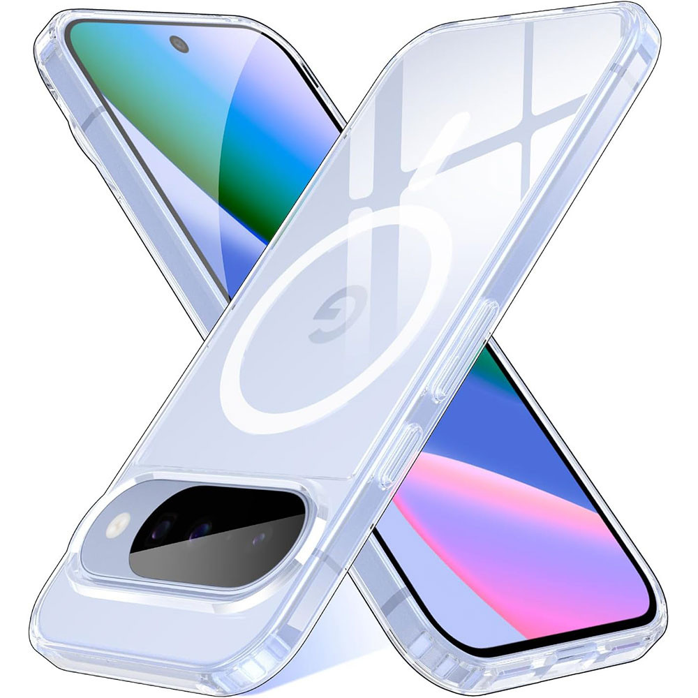 Magnetic Clear Hard Anti-Yellowing Anti-Scratch เคสโทรศัพท์กันกระแทกสําหรับ Google Pixel 10 Pro XL C