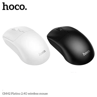 HOCO GM42 เมาส์ไร้สาย 2.4G เชื่อมต่อเสถียร ปรับ DPI 3 ระดับ พร้อม 4 ปุ่มกด ใช้งานง่าย ถ่าน AA hc6