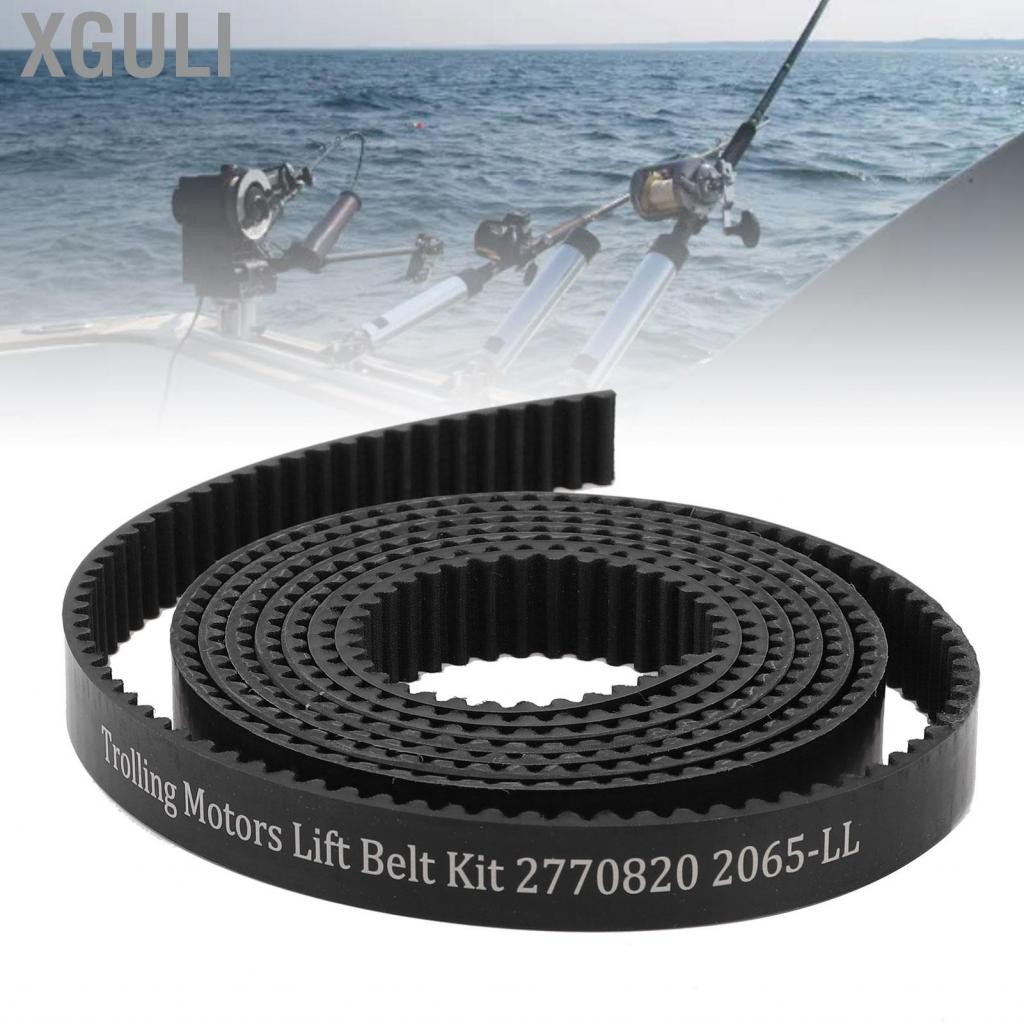 Xguli Yuehisy Trolling Motor Lift Belt Kit Polyurethane 4KN ความต้านทานแรงดึงและความยาว 2000 มม. สำห
