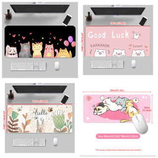 31"*11.8" แผ่นรองเม้าส์แผ่นรองเม้าส์ลายการ์ตูน Mouse Pad แผ่นรองเมาส์ ที่รองเมาส์ 80x30ซม. แผ่นรองเมาส์ขนาดใหญ่พิเศษ-XF