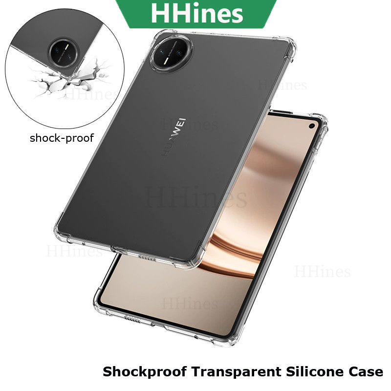 HHines สําหรับ Huawei Matepad Mini (2025) 8.8 "กรณีแท็บเล็ต MLR-AL00/MLR-AL10 กันกระแทกเคสใส Air-bags ซิลิโคน TPU ป้องกันกันกระแทก Capa Fundas Shell