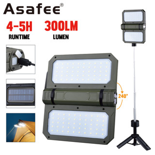 ASAFEE YD2334 ไฟแค้มปิ้งจากพลังงานแสงอาทิตย์ 3000mAh พร้อมแบ…