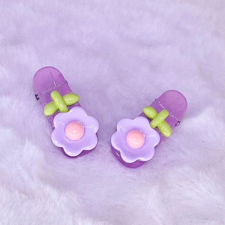 ร้านไทยพร้อมส่ง  (1คู่) กิ๊บติดผม กิ๊บ ดอกไม้ สีสันน่ารัก สดใส สำหรับเด็ก วัยรุ่น แฟชั่น สไตล์เกาหลี ราคา ถูกที่สุด ดีลบีเคเค แกลเลอรีภาพที่ 6