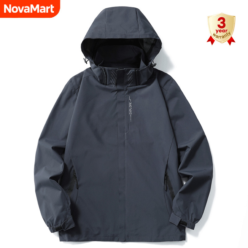 แจ็คเก็ตกันลมและกันน้ำ Outdoor Jacket M-5XL เสื้อกันลม กันน้ํา มีฮู้ด กันลม เสื้อแจ็กเก็ต เสื้อแจ็คเก็ตผู้ชาย