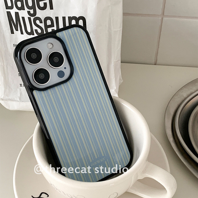 Blue และสีเหลืองลายเคสโทรศัพท์ Anti-Fall เคสโทรศัพท์สําหรับ iPhone 16 Promax 15 Promax 11 12 13 14plus 15plus 16e 16plus 16pro 15pro - รูปที่ 2