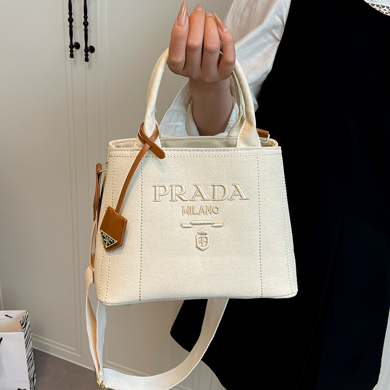 กระเป๋าสะพายข้างสุภาพสตรีย้อนยุคทำจากผ้าแคนวาส - รูปที่ 3