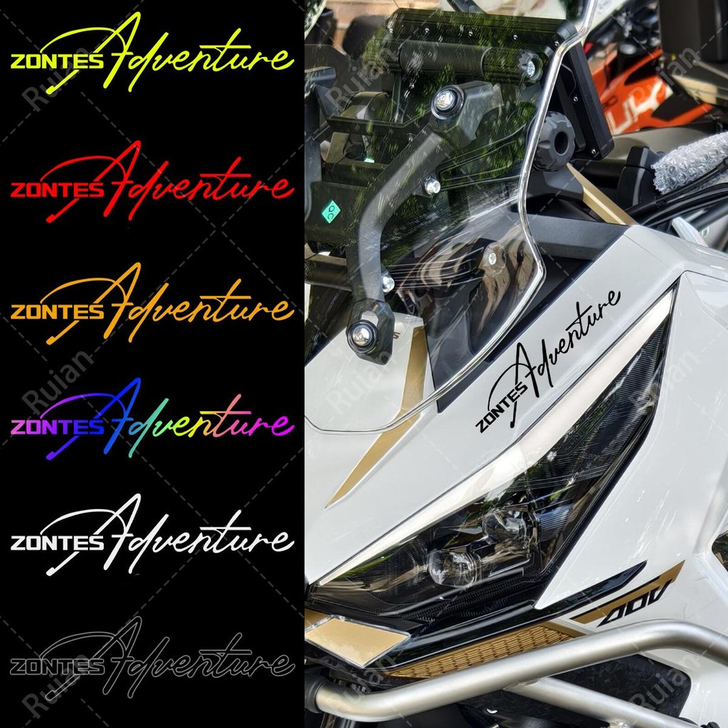 1 คู่ Zontes โลโก้สติกเกอร์สะท้อนแสงสําหรับ Zontes 368G 310X1 310V 310R 310T 310X อุปกรณ์เสริมรถจักร