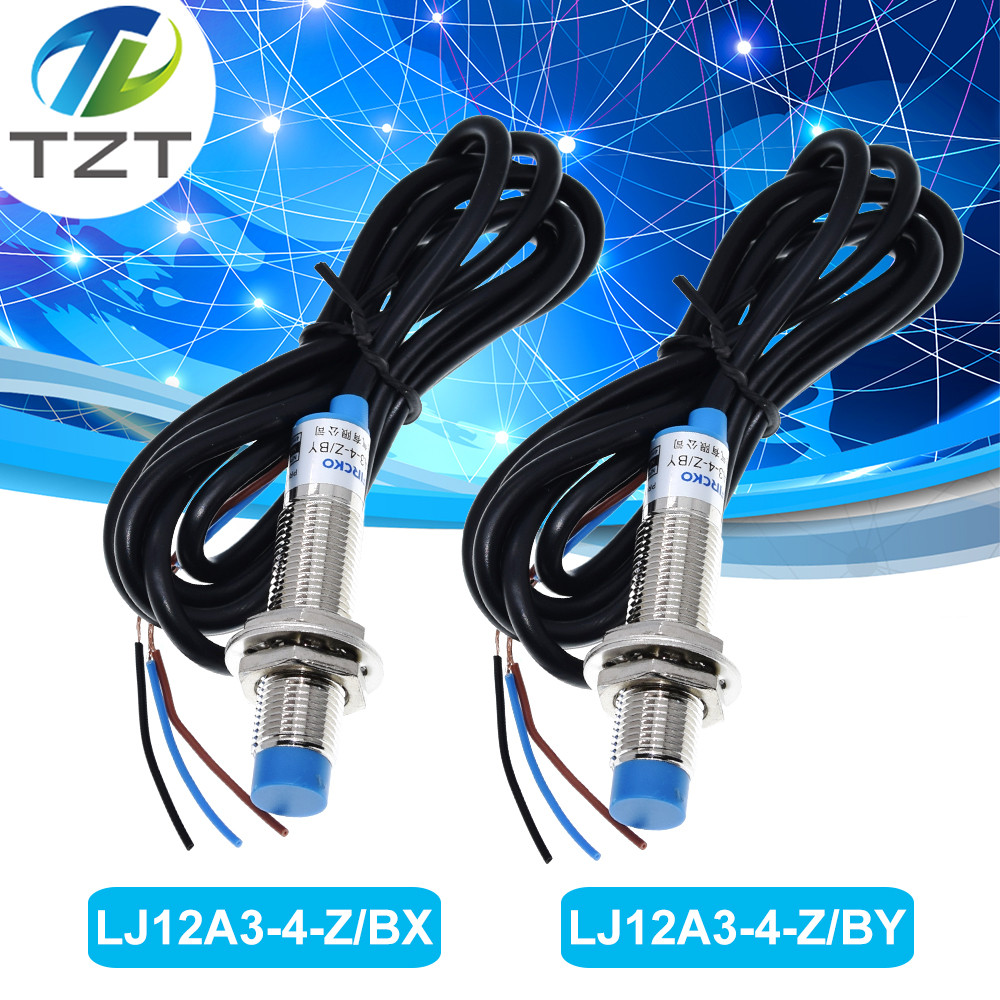 LJ12A3-4-Z/BX ใหม่ Induction Proximity Sensor การตรวจจับสวิทช์ NPN DC 6-36V LJ12A3-4-Z/BY
