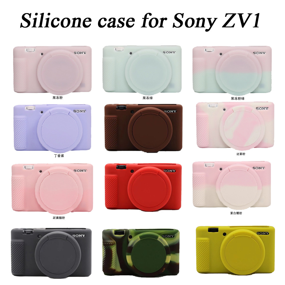 Sony ZV1 เคสซิลิโคนกล้องยางตัวป้องกันสําหรับ Sony ZV1
