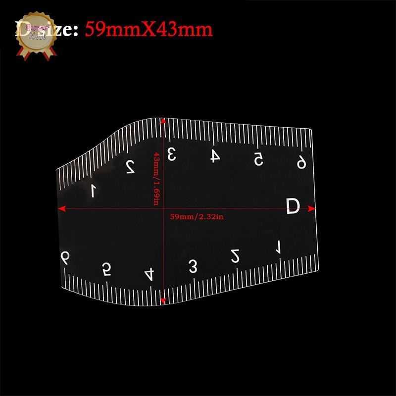 SuperNail 5 ชิ้น Brow Shaping Stencil Shaping แบบพกพา Brow Shaper วาดคิ้วออกแบบไม้บรรทัดของขวัญ Vary