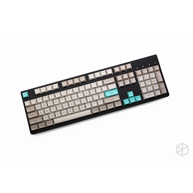 D DSA Retro Retro Beige สีเทาระเหิด Big Full Set Keycap Retro Mechanical Keyboard gh60xd64875