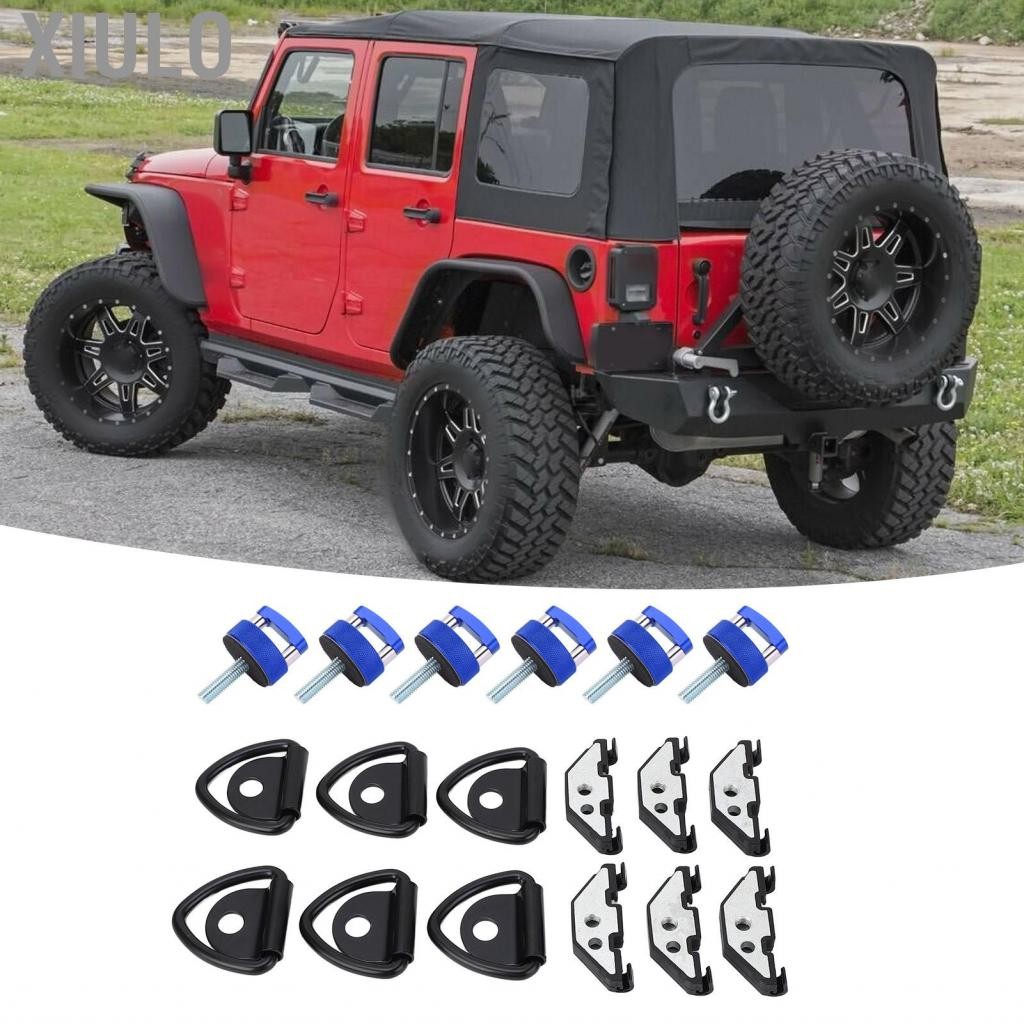 Xiulo XIULO-TH HARD TOP QUICK ERMOVAL FASTENER THAMB SCROW สำหรับ JL JT JK 2DR และรุ่น 4DR ไม่ จำกัด