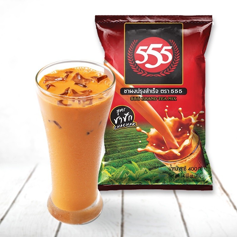 ชา ชาชัก ตรา 555 ชาแดง 400 กรัม