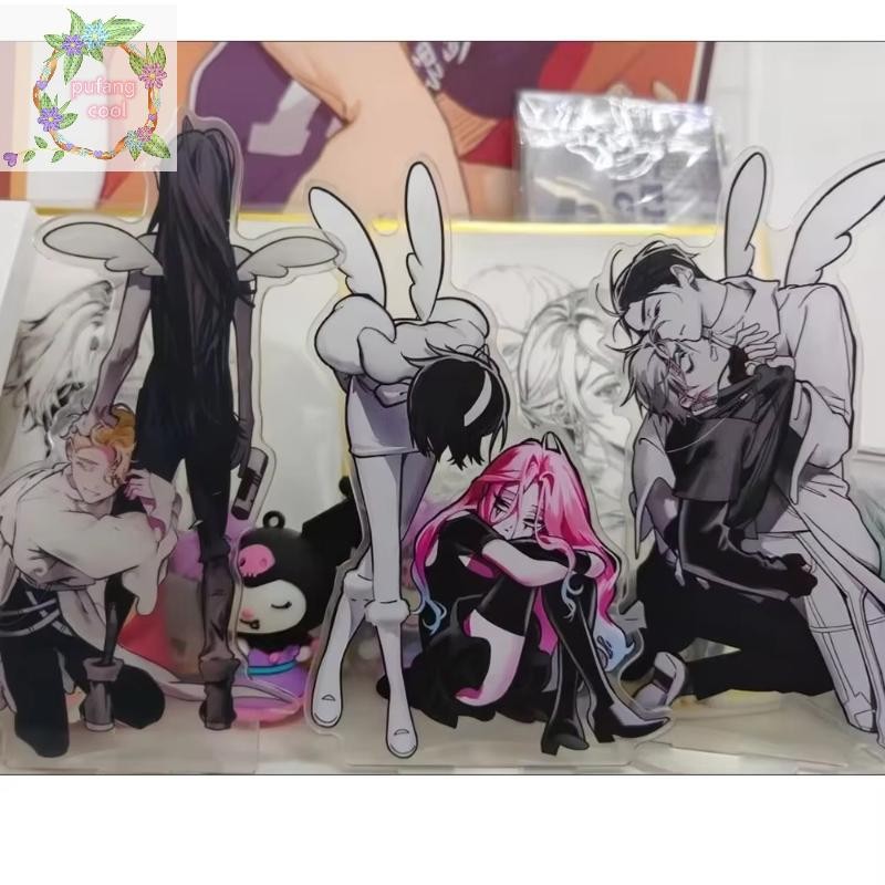 PUCOOL 1 ชิ้นยืนป้ายแฟนของขวัญ Alien Stage Ivan Suae Till อะนิเมะรูป Shake Fighter อะคริลิคชุดแผ่นตกแต่งโต๊ะ TH