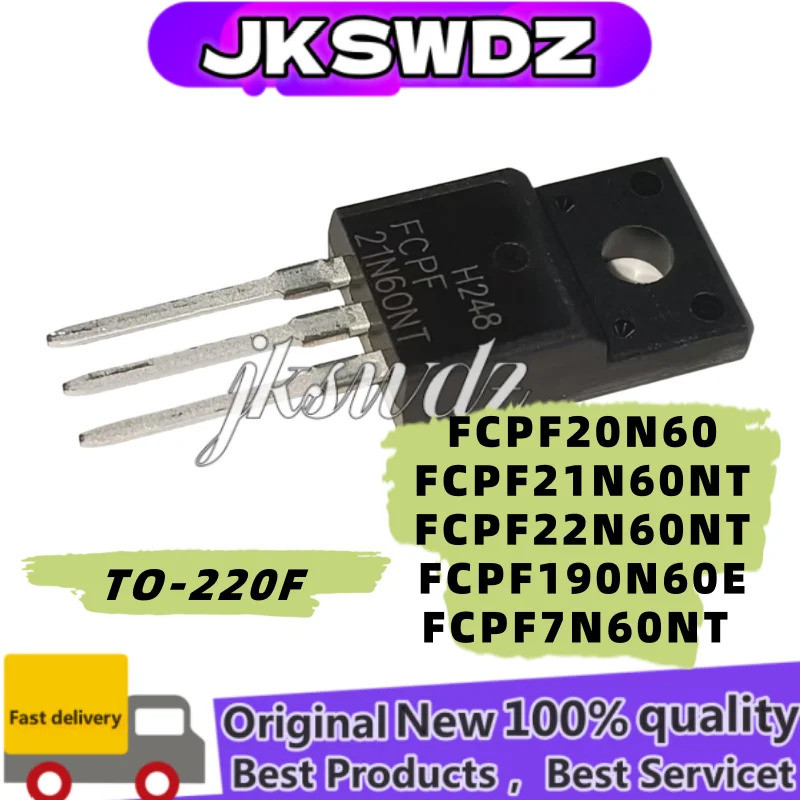 1-5PCS FCPF20N60 FCPF22N60NT FCPF22N60 FCPF190N60E FCPF190N60 FCPF21N60NT FCPF21N60 FCPF7N60NT FCPF7