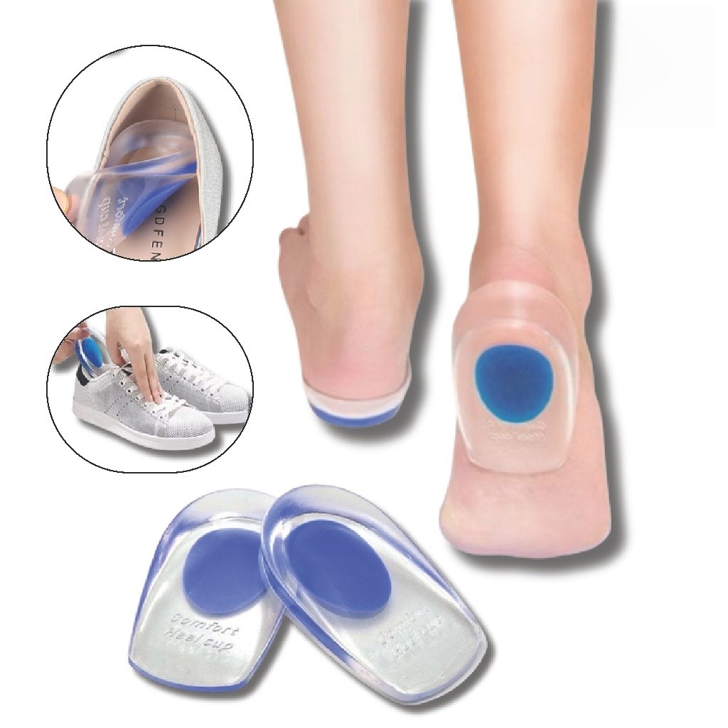 แท้ 100% ลดอาการปวดส้นเท้า ปวดเมื่อยเท้า ด้วย แผ่นเจลรองส้นเท้า