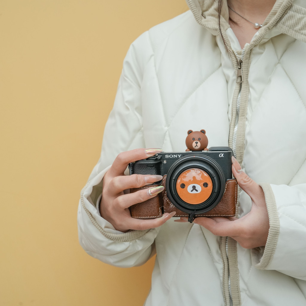 โซนี่63006400Micro Single Protective Case zve10 Second Generation 6700 Leather Case a7m4/a7c2 Base B