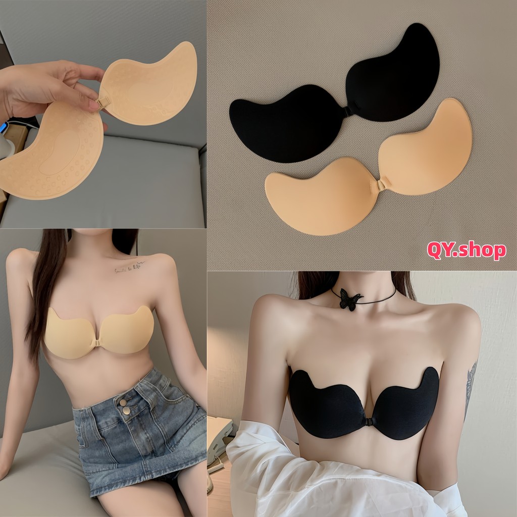 QY.Shop สินค้าราคาพิเศษ บราปีกนก A/B/C/D มีไซส์ขนาดให้เลือก แผ่นแปะนม ใส่สบายมาก "CUP"