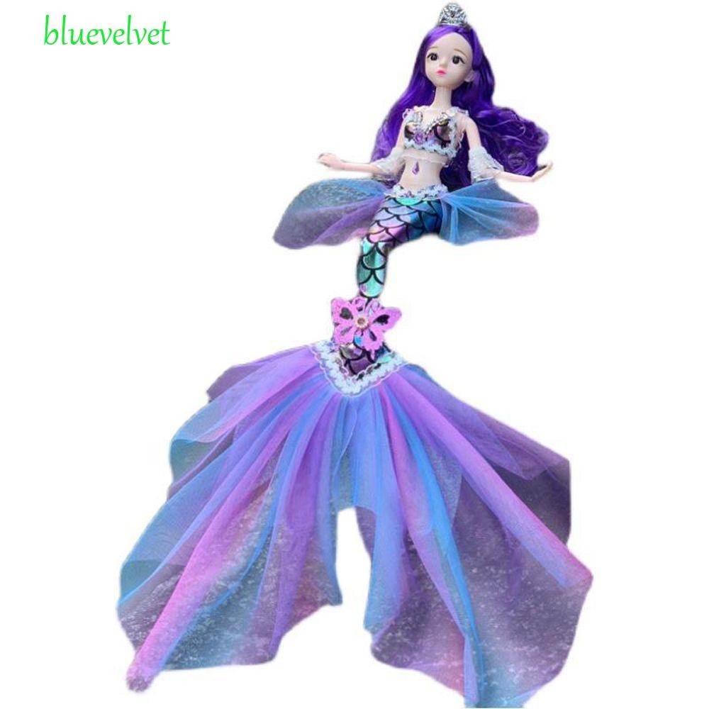 BLUEVELVET ตุ๊กตา BJD 13 Joint Movable เสื้อผ้าที่ถอดออกได้ 30 ซม.แฟชั่น 3D Eye น่ารัก Dress-up ของเ