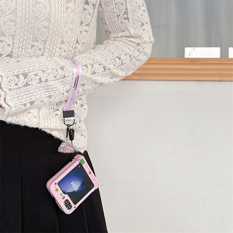 รูปแบบการ์ตูนน่ารักบานพับกรณีเต็มรูปแบบสําหรับ Samsung รูปที่ 8