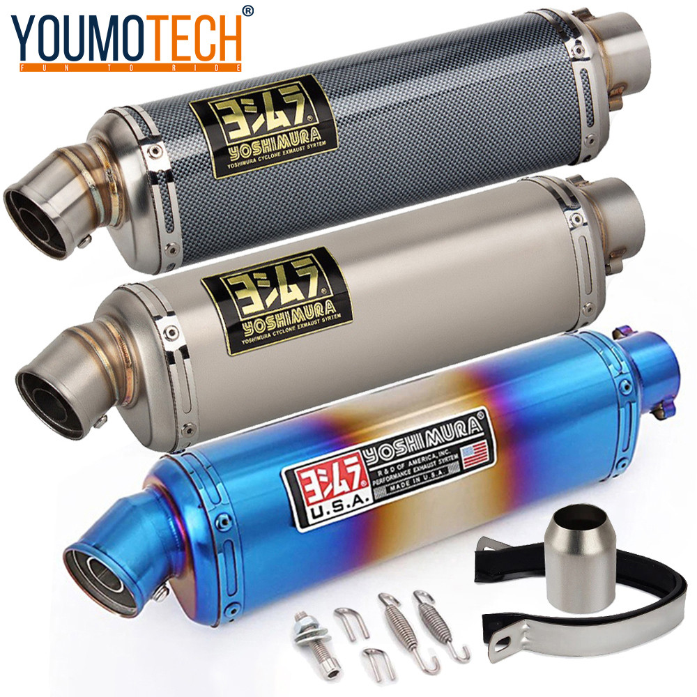 Yoshimura รถจักรยานยนต์ไอเสียระบบท่อไอเสียท่อหนีดัดแปลงท่อไอเสีย PIPE Universal สําหรับ honda ADV350