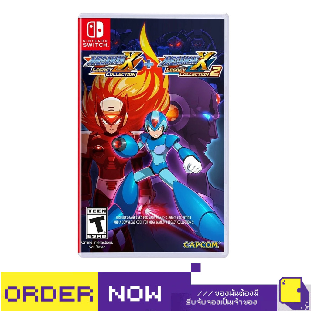 [+..••] พร้อมส่ง ผ่อน 0% | NSW MEGA MAN X LEGACY COLLECTION 1 + 2 (เกม Nintendo Switch™🎮) | By ClaSs