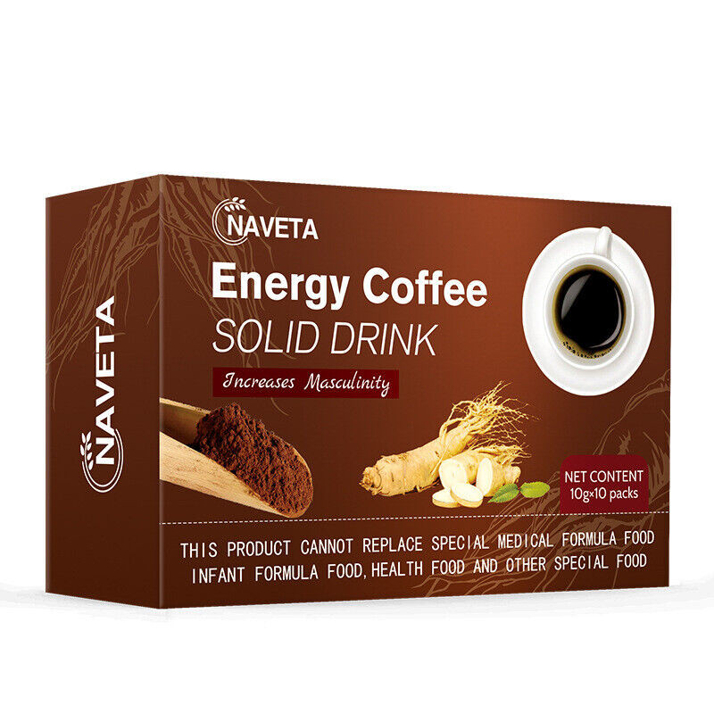 Energy Coffee Solid Drink Ground Black Coffee Health Care 0g * 0 ซอง BJ918