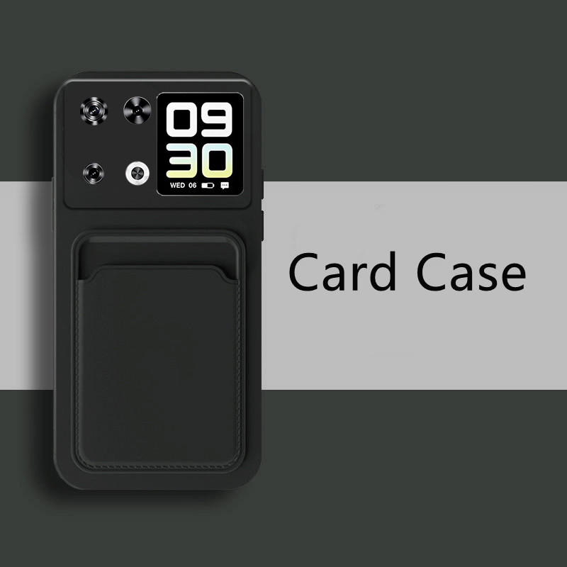 เคสโทรศัพท์ Cubot P90 P80 Soft Card Holder Slot Silicone Wallet Back cover Cubot A30 case