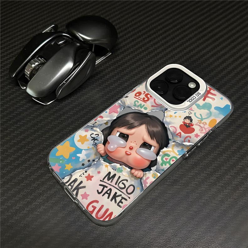 🔥Cry Baby โตะรองรับทุกรุ่นiPhone1615/14/13/12/11/XSMax/XR เคสไอโฟนเคสโทรศัพท์ระดับพรีเมียมกันน้ําและ