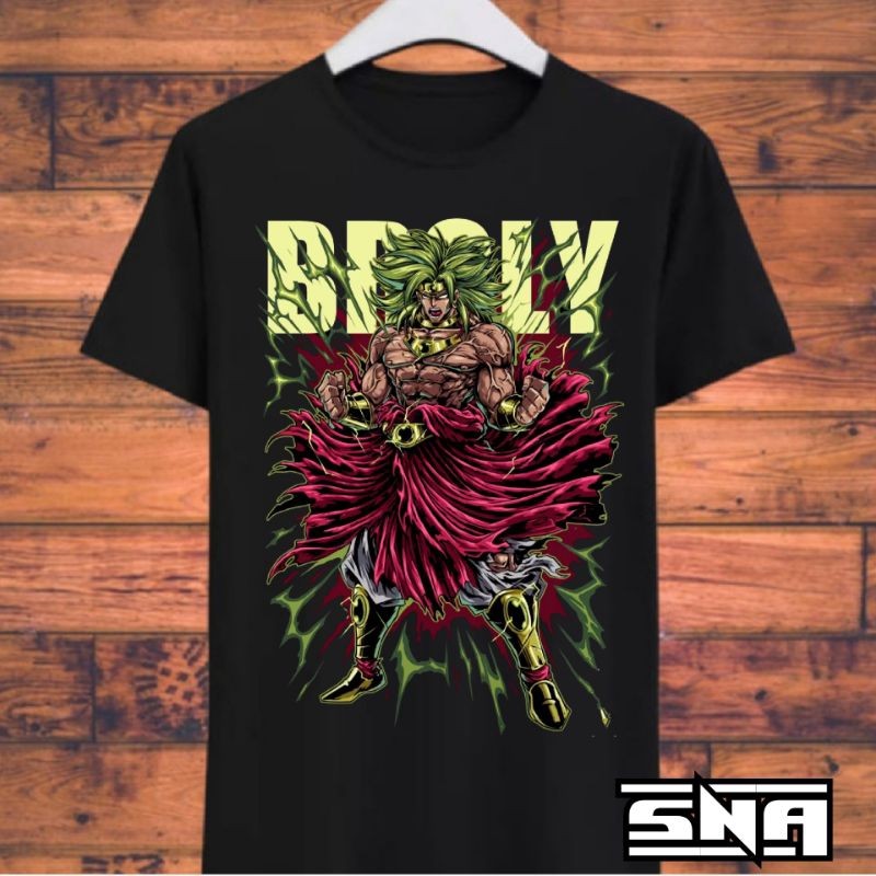 เสื้อยืดอนิเมะ Dragon ball Broly รุ่นพิเศษ Distro
