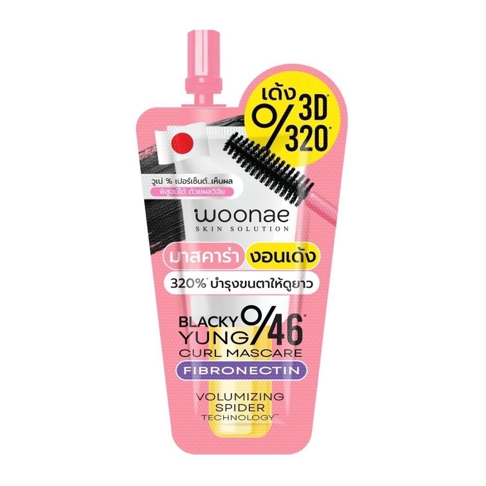 🔥แท้/ดีลสุดคุ้ม/ไลฟ์ทุกวัน🔥(กล่องx6ซอง) woonae black young eyelash mascara (M) - รูปที่ 3