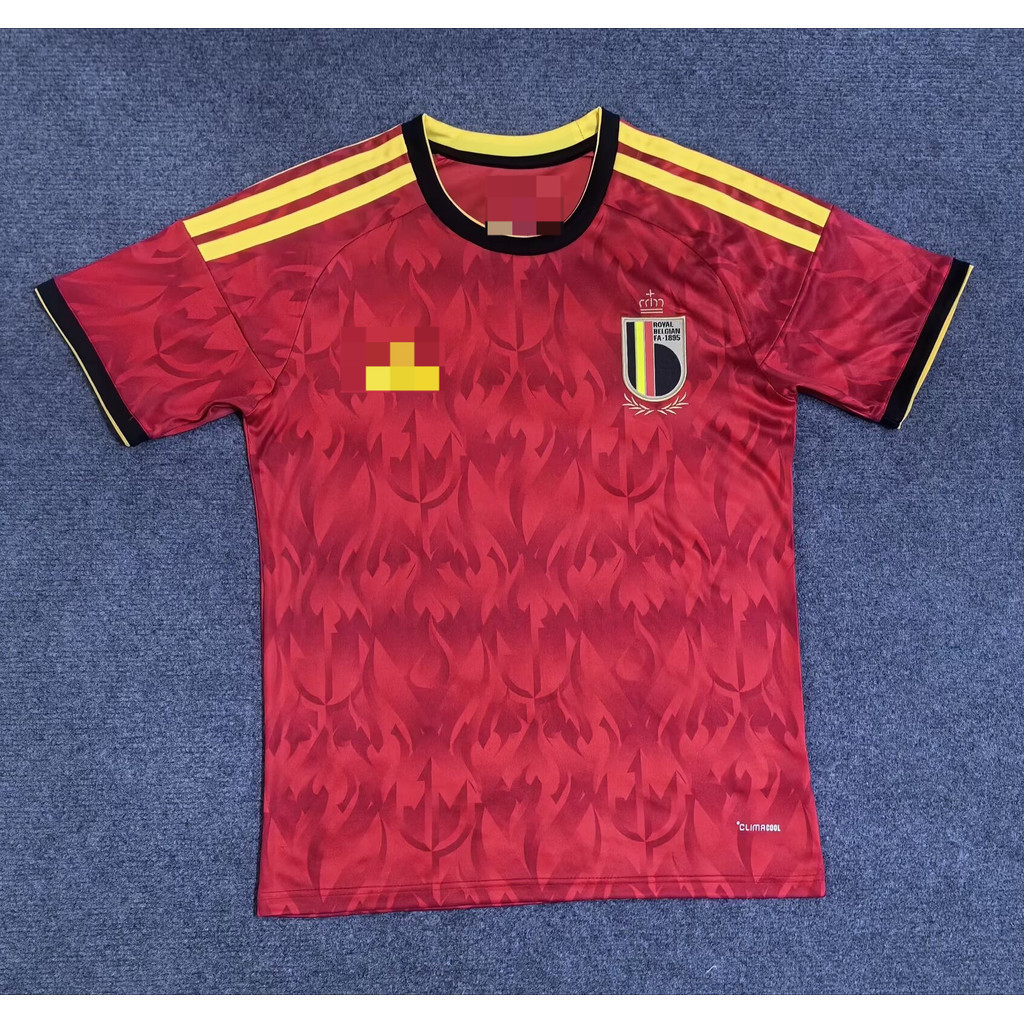 เสื้อบอลแขนสั้น Fan Edition Belgium ไซส์ S-4XL